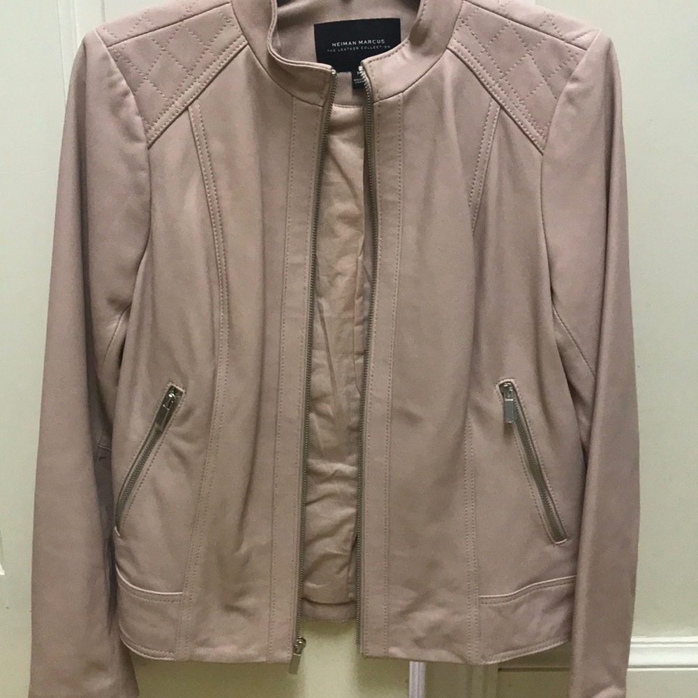 Pink Leather Jacket